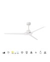 BRISA MINI * Ventilador IP44 BLANCO LED 20W-2700K-5000K